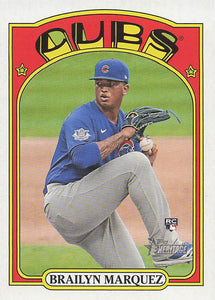 2021 Topps Heritage Baseball  Brailyn Marquez #598 RC