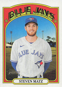 2021 Topps Heritage Baseball  Steven Matz #604