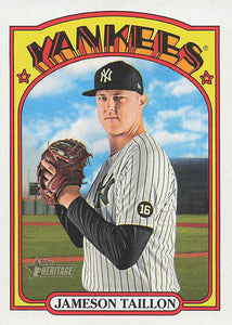 2021 Topps Heritage Baseball  Jameson Taillon #607