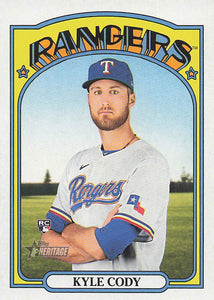 2021 Topps Heritage Baseball  Kyle Cody #612 RC