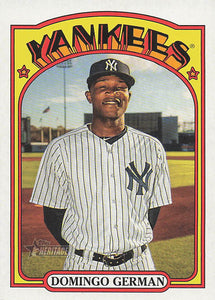 2021 Topps Heritage Baseball  Domingo German #613