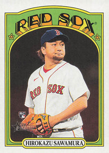 2021 Topps Heritage Baseball  Hirokazu Sawamura #615 RC