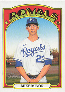 2021 Topps Heritage Baseball  Mike Minor #617