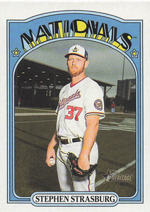 2021 Topps Heritage Baseball  Stephen Strasburg #621