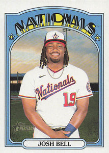 2021 Topps Heritage Baseball  Josh Bell #623