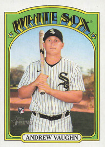 2021 Topps Heritage Baseball  Andrew Vaughn #624 RC