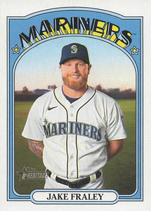 2021 Topps Heritage Baseball  Jake Fraley #625