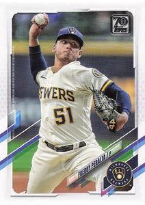 2021 Topps Update Freddy Peralta #US165