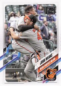 2021 Topps Update John Means #US169