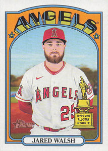 2021 Topps Heritage Baseball  Jared Walsh #636 RC