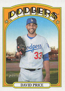 2021 Topps Heritage Baseball  David Price #637