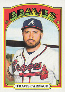 2021 Topps Heritage Baseball  Travis d'Arnaud #639