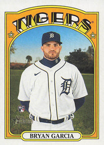 2021 Topps Heritage Baseball  Bryan Garcia #642 RC