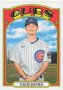 2021 Topps Heritage Baseball  Zach Davies #643