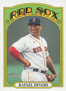 2021 Topps Heritage Baseball  Rafael Devers #645