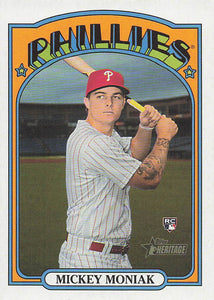2021 Topps Heritage Baseball  Mickey Moniak #653 RC