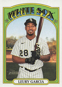 2021 Topps Heritage Baseball  Leury Garcia #654