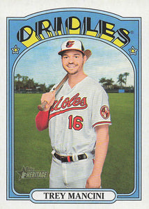 2021 Topps Heritage Baseball  Trey Mancini #655
