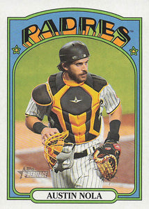 2021 Topps Heritage Baseball  Austin Nola #656