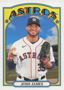 2021 Topps Heritage Baseball  Josh James #657