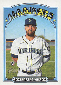 2021 Topps Heritage Baseball  Jose Marmolejos #658 RC