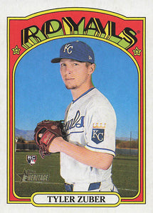 2021 Topps Heritage Baseball  Tyler Zuber #659 RC