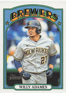 2021 Topps Heritage Baseball  Willy Adames #662