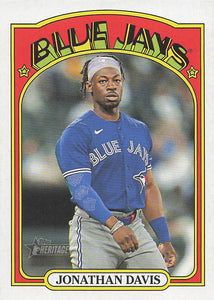 2021 Topps Heritage Baseball  Jonathan Davis #664