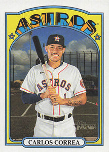 2021 Topps Heritage Baseball  Carlos Correa #666