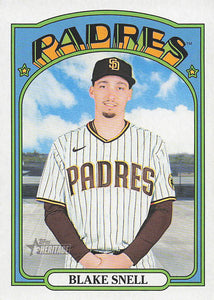 2021 Topps Heritage Baseball  Blake Snell #669