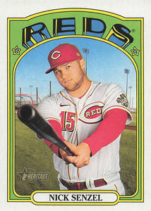 2021 Topps Heritage Baseball  Nick Senzel #672