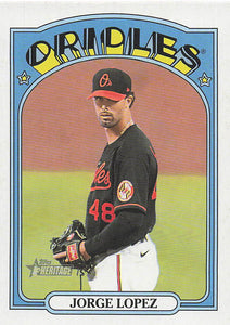 2021 Topps Heritage Baseball  Jorge Lopez #673