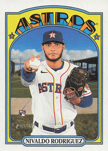 2021 Topps Heritage Baseball  Nivaldo Rodriguez #675 RC