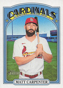 2021 Topps Heritage Baseball  Matt Carpenter #677