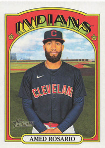 2021 Topps Heritage Baseball  Amed Rosario #683