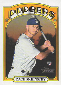 2021 Topps Heritage Baseball  Zach McKinstry #686 RC
