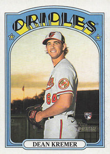 2021 Topps Heritage Baseball  Dean Kremer #689 RC