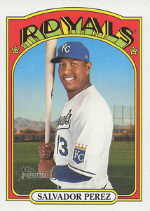 2021 Topps Heritage Baseball  Salvador Perez #693