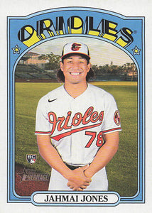2021 Topps Heritage Baseball  Jahmai Jones #702 RC