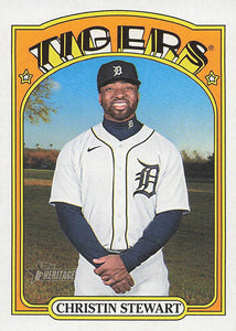 2021 Topps Heritage Baseball  Christin Stewart #703