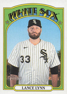 2021 Topps Heritage Baseball  Lance Lynn #709