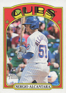 2021 Topps Heritage Baseball  Sergio Alcantara #721 RC