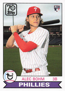 2021 Topps Update Series 70 Years of Topps Baseball Alec Bohm #70YT-29 RC