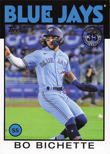 2021 Topps Update Series 1986 Topps Baseball 35th Anniversary Bo Bichette #86B-16
