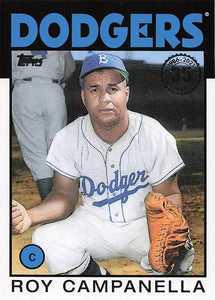 2021 Topps Update Series 1986 Topps Baseball 35th Anniversary Roy Campanella #86B-20