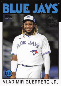 2021 Topps Update Series 1986 Topps Baseball 35th Anniversary Vladimir GUerrero Jr. #86B-45