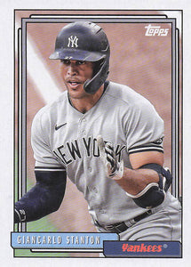 2021 Topps Update Series 1992 Topps Redux Giancarlo Stanton #T92-33