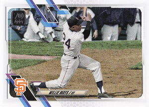 2021 Topps Update Series Legend Variation Willie Mays #US253 VAR
