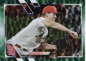 2021 Topps Update Series Green Foil 275/499 Seth Elledge #US57 RC