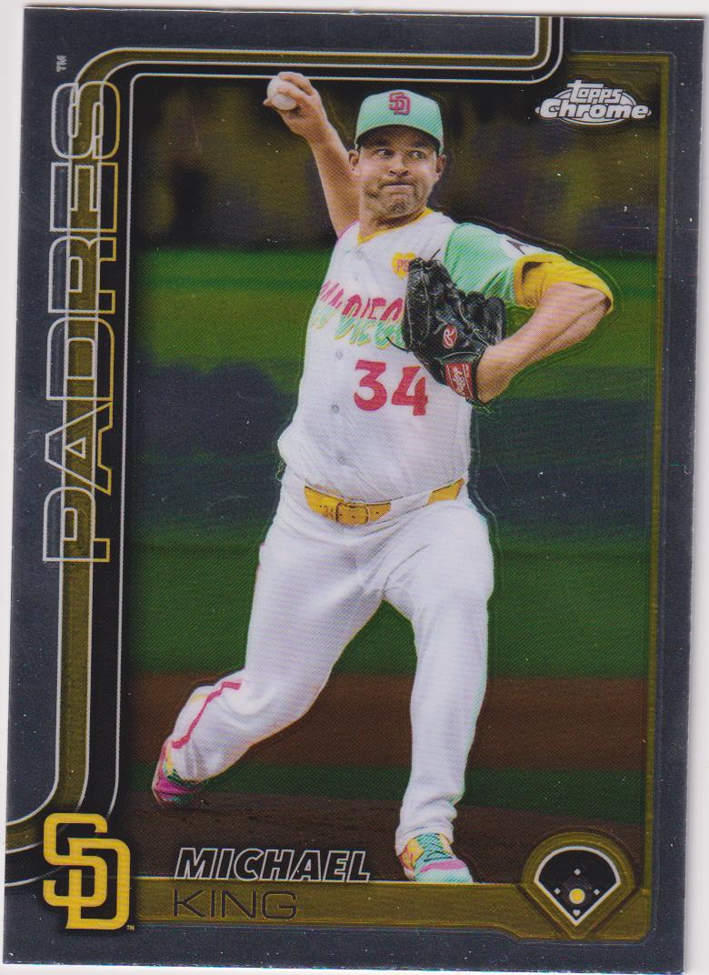 2025 Topps Chrome Baseball Michael King #35